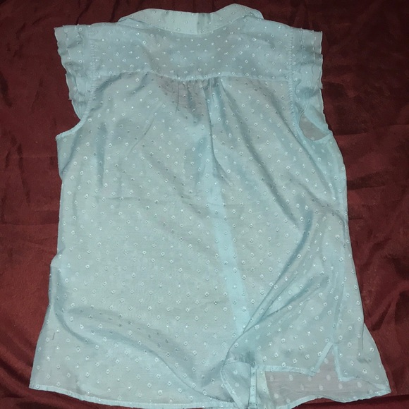 Lilly Pulitzer 10 Teal sheer Women’s Top - Picture 8 of 11